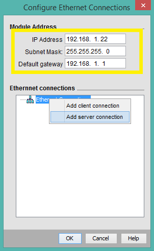 Ethernet Connections