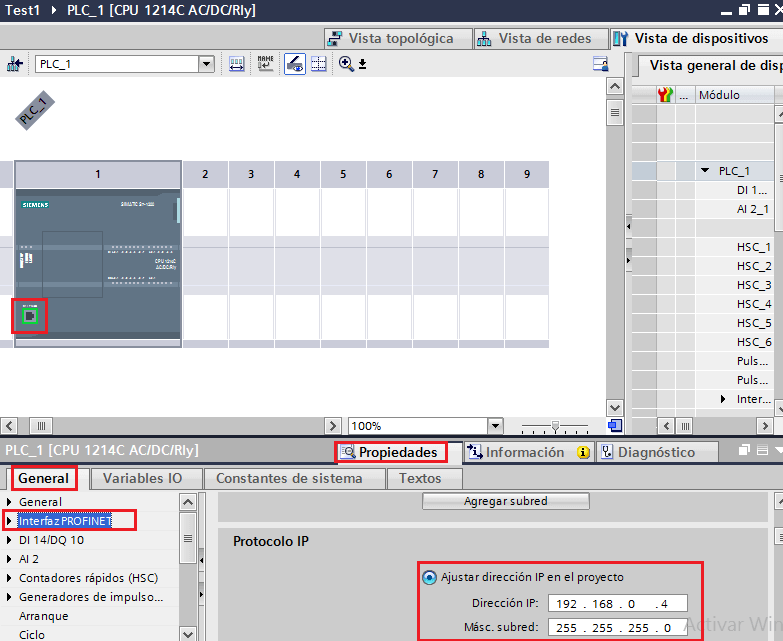 Profinet Interface