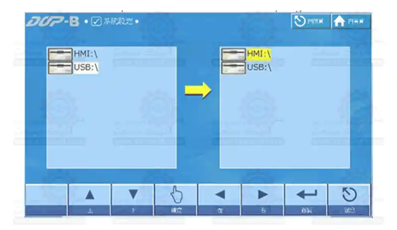 دانلود برنامه‌های دستگاه HMI روی فلش مموری