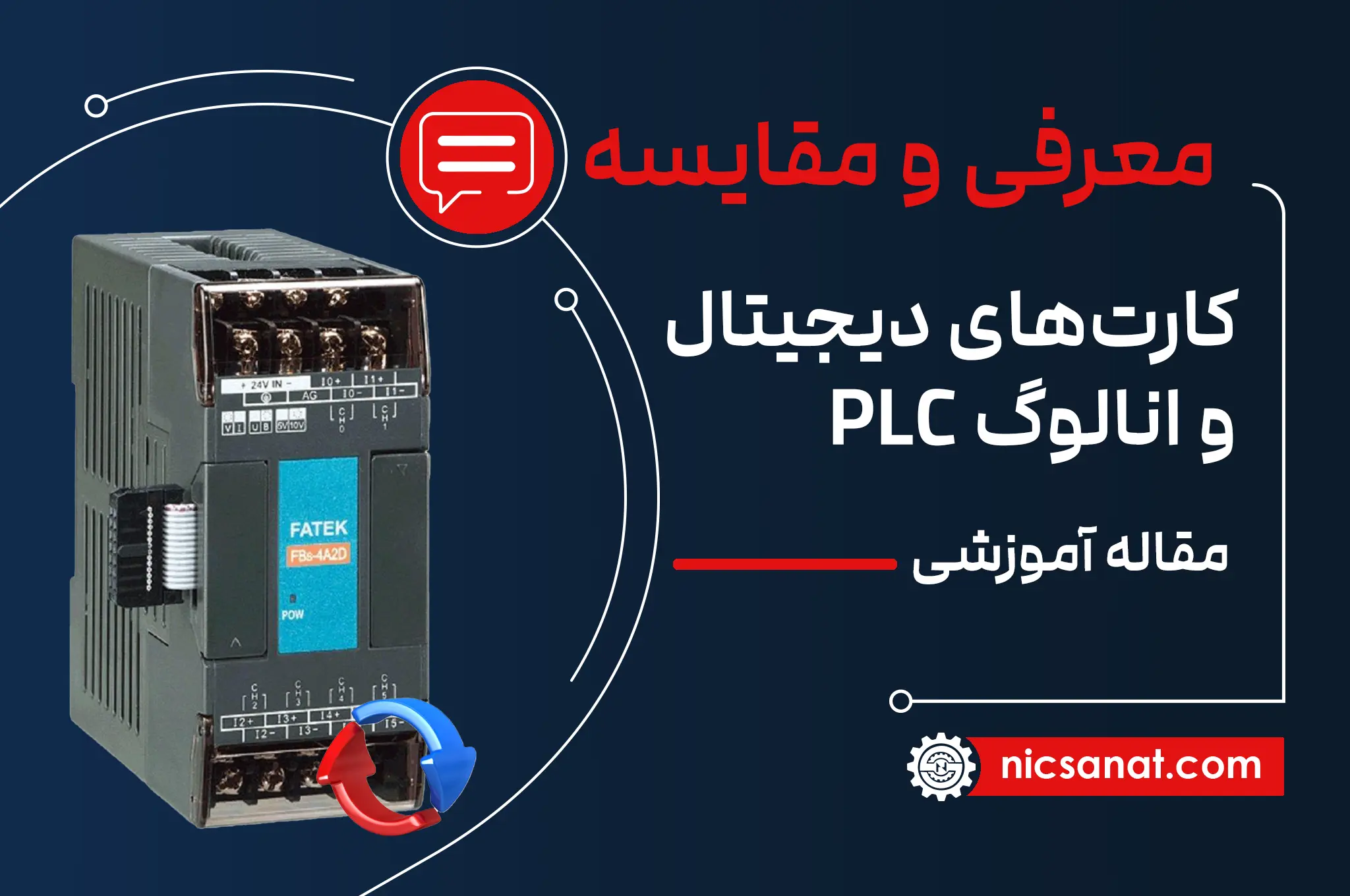 بررسی و تفاوت‌های کارت‌های دیجیتال و آنالوگ PLC