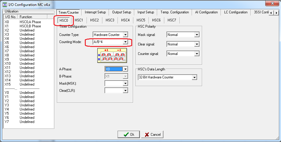 بخش i/o configuration 