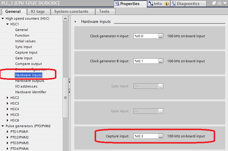 پایه capture input