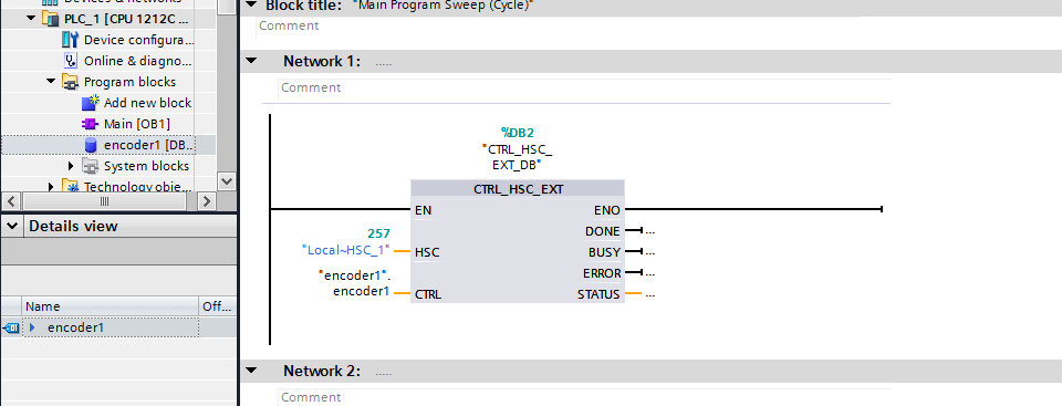 تابع CTRL_HSC_EXT