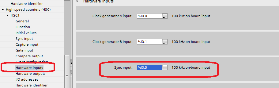 توضیح پایه Sync input