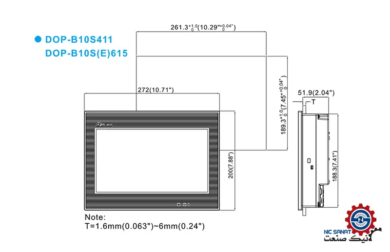 کد خوانی اچ ام آی دلتا مدل DOPB10E615