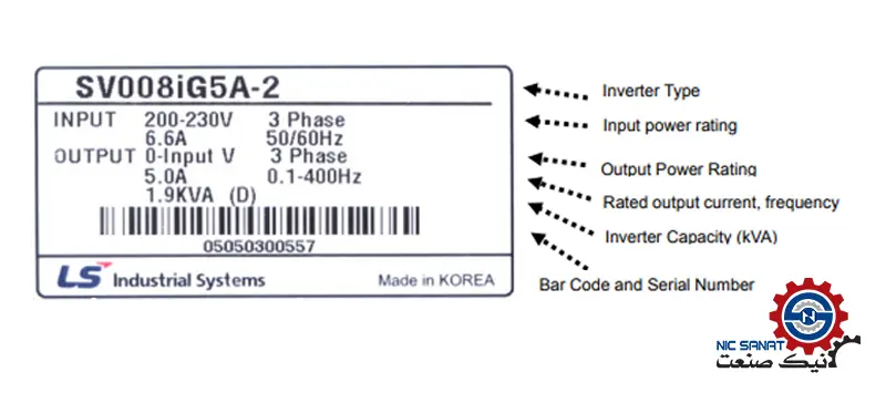 کد خوانی اینورتر IG5A ال اس SV022iG5A-2