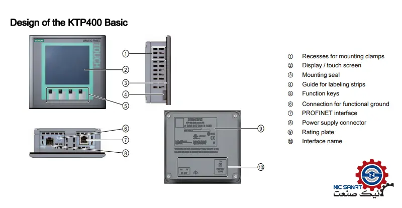 طراحی قالب اچ ام آی زیمنس سری BASIC مدل KP400 6AV6647-0AJ11-3AX0