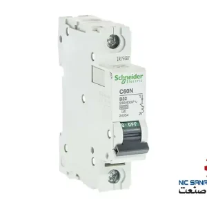 خرید کلید مینیاتوری اشنایدر تیپ B تک پل 20 آمپر AC مدل 24052