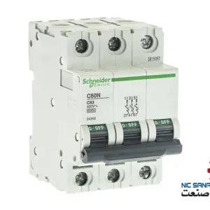 خرید کلید مینیاتوری اشنایدر تیپ C سه پل 10 آمپر AC مدل 24349