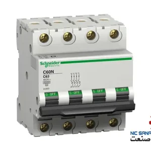خرید کلید مینیاتوری اشنایدر تیپ C چهار پل 40 آمپر AC مدل 24367