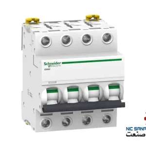 خرید کلید مینیاتوری اشنایدر تیپ C چهار پل 50 آمپر AC/DC مدل A9F74450