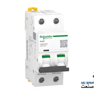 خرید کلید مینیاتوری اشنایدر تیپ C دو پل 32 آمپر AC/DC مدل A9F84232