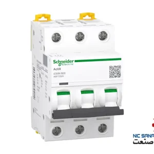 خرید کلید مینیاتوری اشنایدر تیپ C سه پل 50 آمپر AC/DC مدل A9F84350