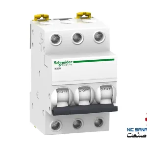 خرید کلید مینیاتوری اشنایدر تیپ C سه پل 6 آمپر AC مدل A9K24306