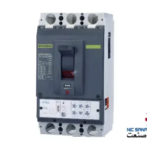 خرید کلید اتوماتیک هیوندای سه پل قابل تنظیم حرارتی 630 آمپر قدرت قطع 45KA