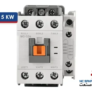 خرید کنتاکتور ال اس 32 آمپر 220VAC بوبین 15 کیلووات مدل MC-32a-AC220
