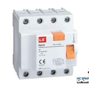خرید کلید محافظ جان ال اس 63 آمپر 3 پل + نول مدل RKN-3P+N-63A-300mA