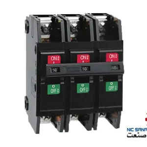 خرید کلید مینیاتوری ال اس تیپ C سه پل 100A جریان قطع 10KA مدل BF103A-100A