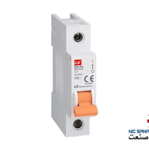 خرید کلید مینیاتوری ال اس تیپ C تک پل 20A جریان قطع 6KA مدل BKN-1P-C20A