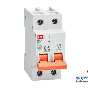 خرید کلید مینیاتوری ال اس تیپ C تک پل 25A جریان قطع 6KA کد BKN-1P+N-C25A