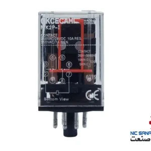 خرید رله شیشه ای 24VDC امرن مدل MK2P-I 24VDC