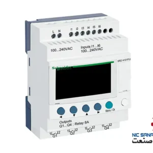 خرید پی ال سی اشنایدر سری زلیو 100 تا 240VAC فاقد clock با کد SR2A101FU