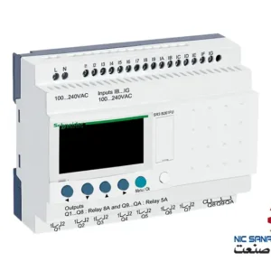 خرید پی ال سی اشنایدر سری زلیو 24VDC فاقد clock با کد SR2A201BD
