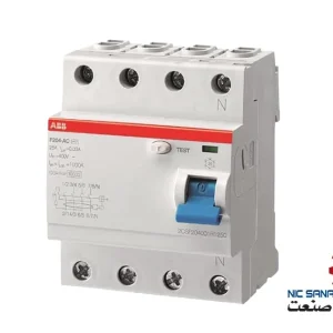 خرید کلید محافظ جان چهار پل 40 آمپر ABB مدل 2CSF204005R1400