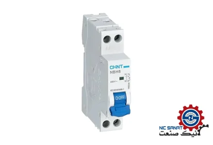 خرید کلید مینیاتوری چینت 32 آمپر تک فاز مدل NBH8/1P+N C32A 4.5KA