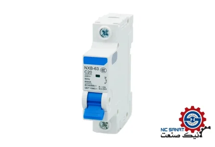 خرید کلید مینیاتوری چینت 20 آمپر تک فاز مدل NXB-63-C20-10K-1P