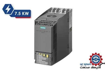 خرید اینورتر سه فاز 7.5 کیلووات G120C کامپکت زیمنس 6SL3210-1KE21-7AF1
