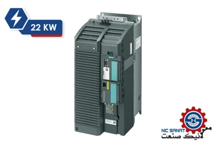خرید اینورتر سه فاز 22 کیلووات G120C کامپکت زیمنس 6SL3210-1KE24-4AF1