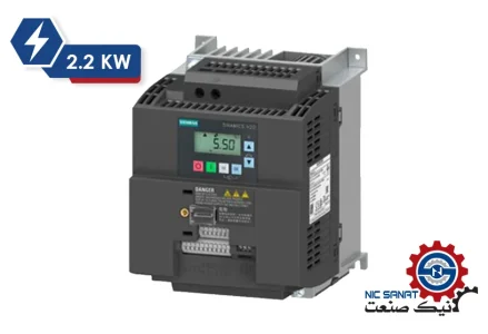 خرید اینورتر تک فاز توان 2.2KW سری V20 زیمنس مدل 6SL3210-5BB22-2UV1