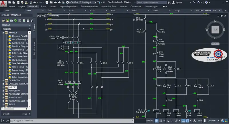 نرم افزار AutoCAD Electrical