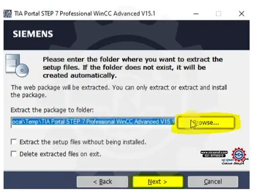 مراحل تصویری نحوه نصب نرم افزار TIA Portal V15.0