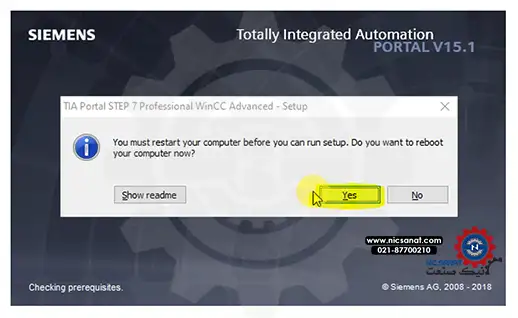 مراحل تصویری نحوه نصب نرم افزار TIA Portal V15.0