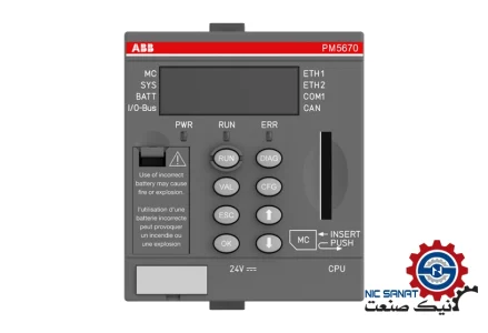 خرید پی ال سی PM5670-2ETH سری AC500 برند ABB