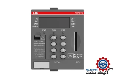 خرید پی ال سی PM5675-2ETH سری AC500 برند ABB