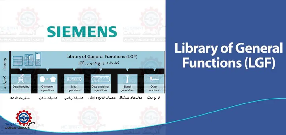 کتابخانه LGF برای توابع عمومی پی ال سی در نرم افزار TIA Portal