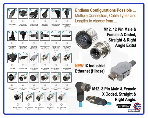 انواع کابل پروگرام صنعتی