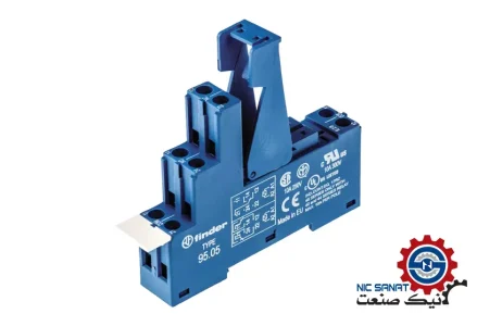 خرید پایه رله کتابی سری 95 فیندر سوکت دار مدل SPA9505