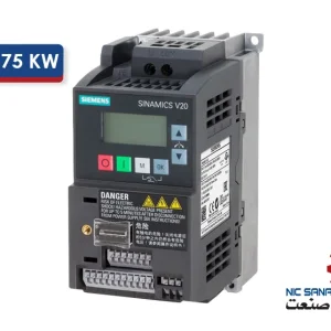 خرید اینورتر تک فاز 0.75 کیلووات زیمنس فیلتردار مدل 6SL3210-5BB17-5AV1