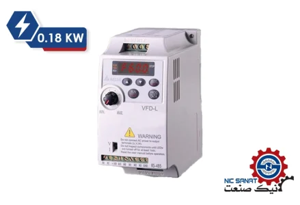 خرید اینورتر سه فاز 0.18KW سری L دلتا مدل VFD002L21A