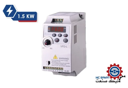 خرید اینورتر سه فاز 1.5KW سری L دلتا مدل VFD015L23A