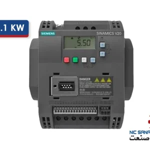 خرید اینورتر سه فاز 1.1 کیلووات V20 زیمنس بدون فیلتر مدل 6SL3210-5BE21-1UV1
