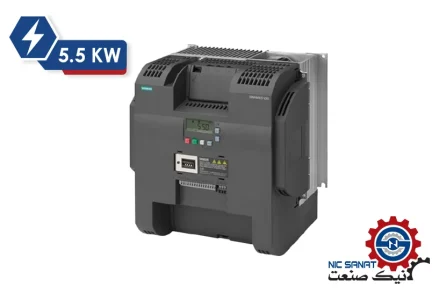 خرید اینورتر سه فاز 5.5 کیلووات V20 زیمنس بدون فیلتر مدل 6SL3210-5BE25-5UV1