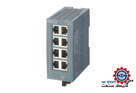 خرید سوئیچ شبکه اسکالانس زیمنس مدل 6GK5008-0BA00-1AB2 غیر مدیریتی