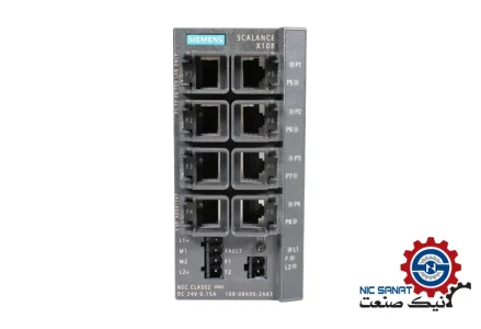 خرید سوئیچ شبکه اسکالانس زیمنس مدل 6GK5108-0BA00-2AA3 از نوع مدیریتی